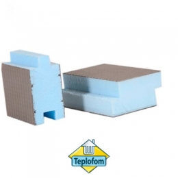 Теплоизоляционная панель Teplofom+ SP шип-паз односторонняя (1250х600мм)